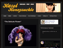Tablet Screenshot of hazelhoneysuckle.com
